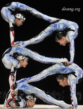Фестиваль акробатического искусства в Ухане, Китай