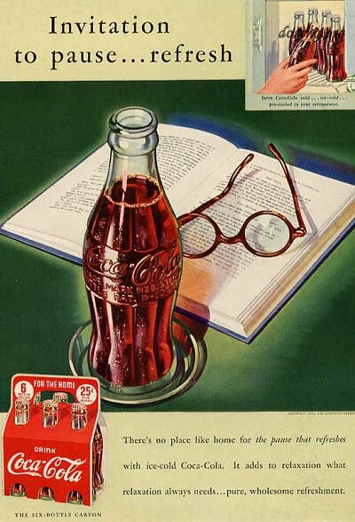 История рекламного плаката Coca-Cola (43 фото)