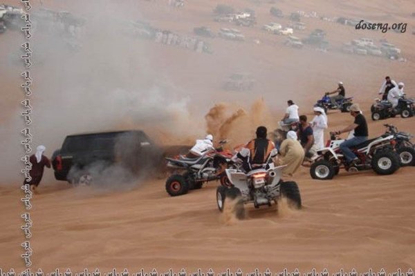 Как потушить машину в пустыне (15 фото)