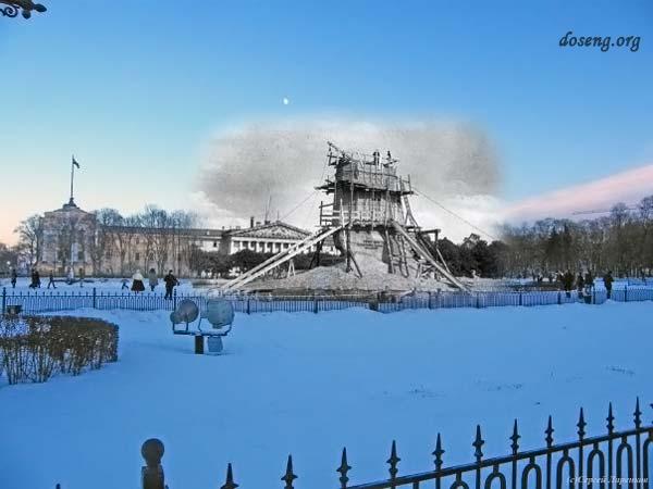 Блокадный Ленинград тогда и теперь (15 фото)