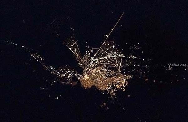 Огни ночных городов (9 фото)
