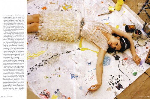 Милла Йовович в журнале Elle Италия. Апрель 2009