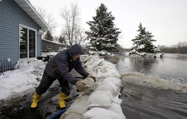 Наводнение в Северной Дакоте (30 фото)
