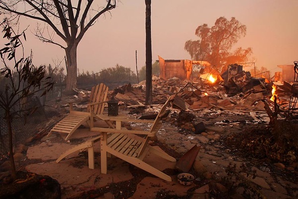Пожары в Калифорнии (31 фото)
