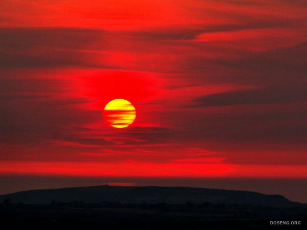 Закат солнца - неописуемая красота! (16 фотографий)