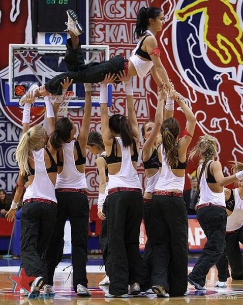 Наши девушки из группы поддержки баскетбольной команды ЦСКА (76 фото)