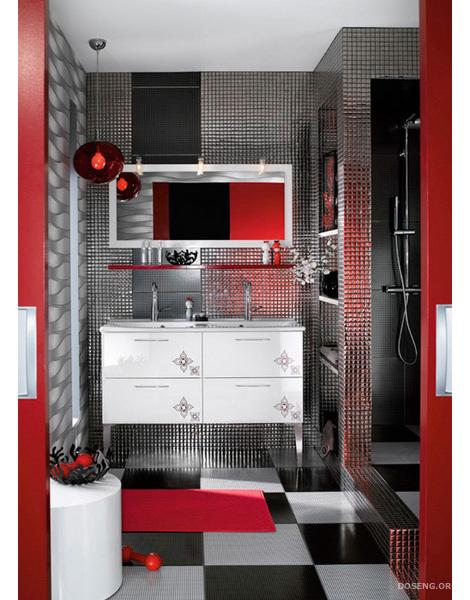 Яркие идеи для ванной комнаты