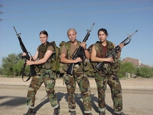 Девушки в американской армии (28 фото)