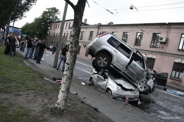 Авария в Питере (9 фото)