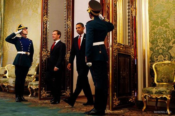 Барак Обама в Москве (12 фото)