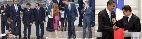 Обама и Саркози (6 фото)