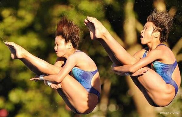 Люди во время прыжка в воду :) (21 фото)