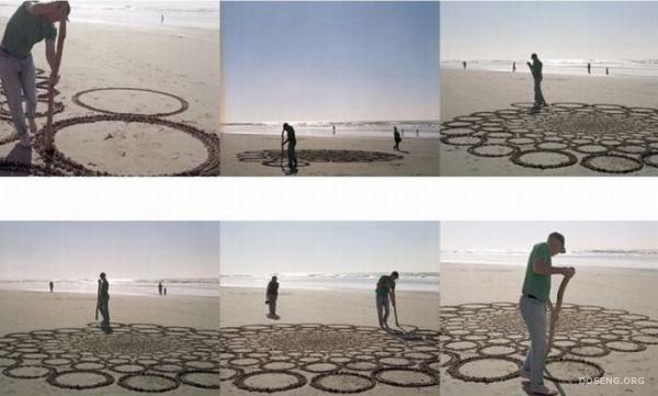 Рисунки на песке (32 фото)
