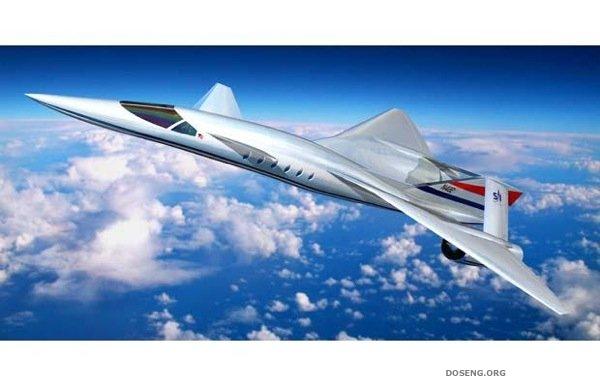 Сверхзвуковой Quiet Supersonic Transport (12 фото)