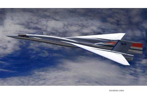 Сверхзвуковой Quiet Supersonic Transport (12 фото)
