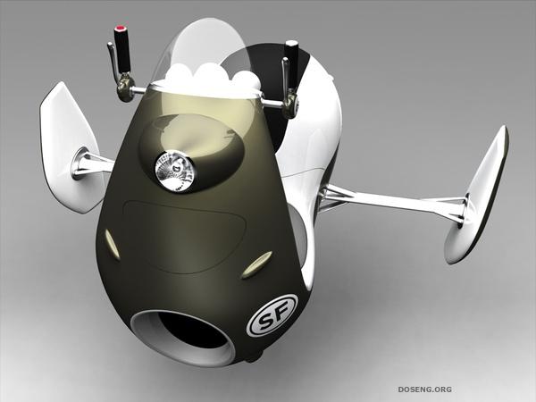 Концептуальный скутер JetScooter (6 фото)