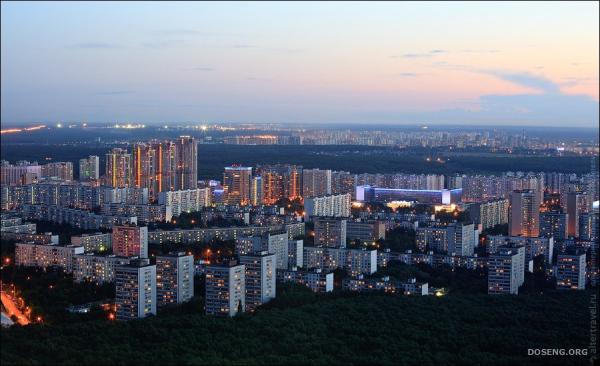Обзорные виды Юго-Западного округа Москвы (32 фото)