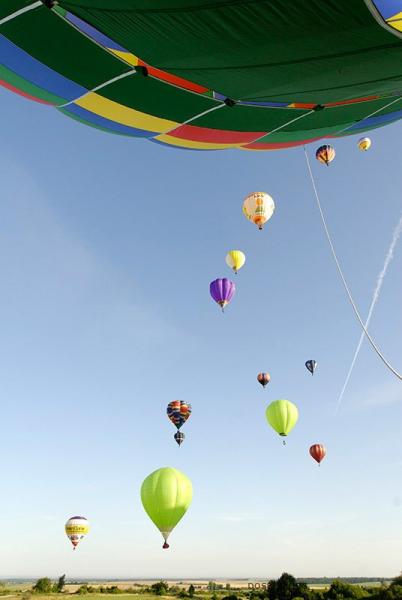 Фестиваль воздушных шаров во Франции (19 фото)