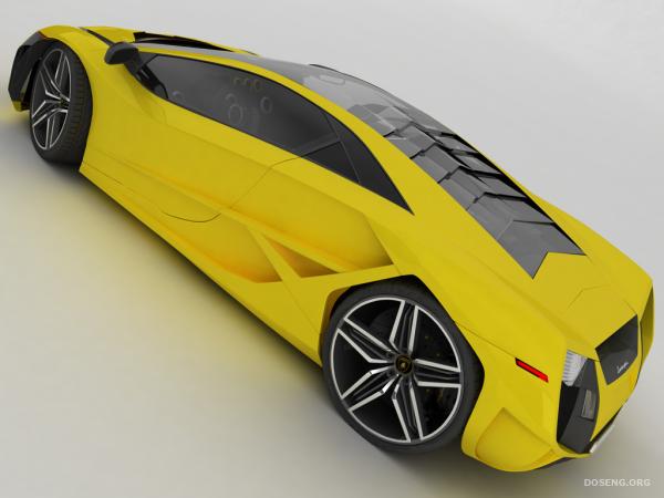 Новый дизайн эксклюзивного автомобиля Lamborghini Reventon (5 HQ фото)