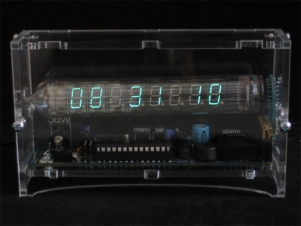 ICE Tube Clock - часы для гика (2 фото)