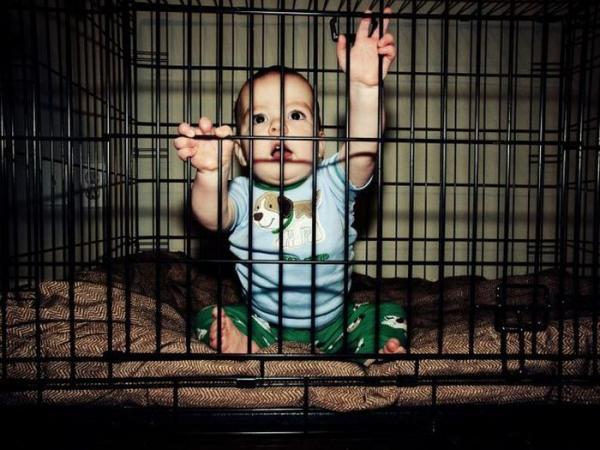 Дети в клетках (30 фото)