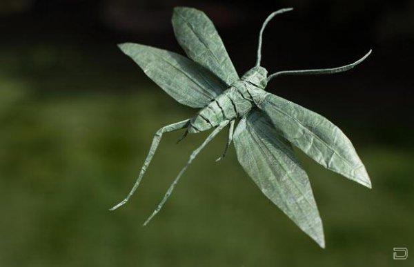 Оригами насекомых (11 фото)