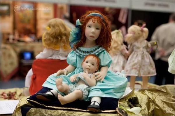 Международный салон кукол в Москве (55 фото)