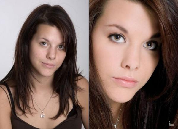 Искусство макияжа - до и после (21 фото)