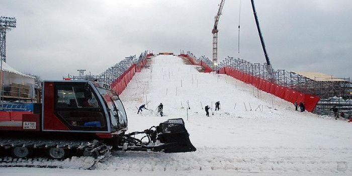 Фотографии горнолыжного курорта на юго-западе Москвы (28 фото)