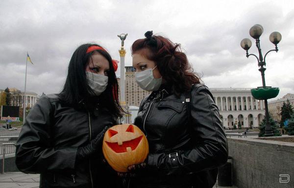 Эпидемия! На Украине свирепствует свиной грипп (23 фото)