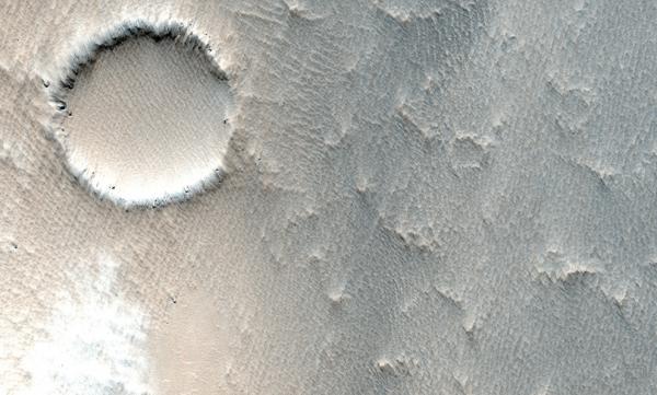 Замысловатые пейзажи Марса