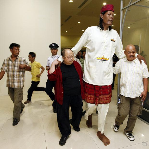 Самый высокий человек из Индонезии - Suparwono