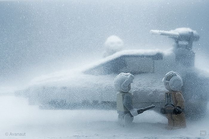 Зимняя версия "Звездные войны" (11 фото)