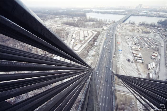 Московский мост - один из главных мостов Киева (19 фото)