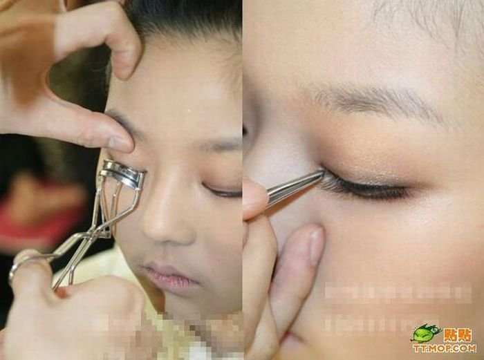 Чудеса макияжа по-китайски (16 фото)
