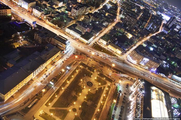 Вид с высотного здания на Кудринской площади (21 фото)