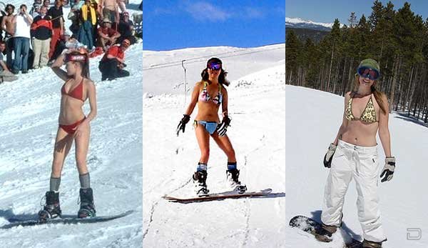 Девчонки на лыжах (33 фото)