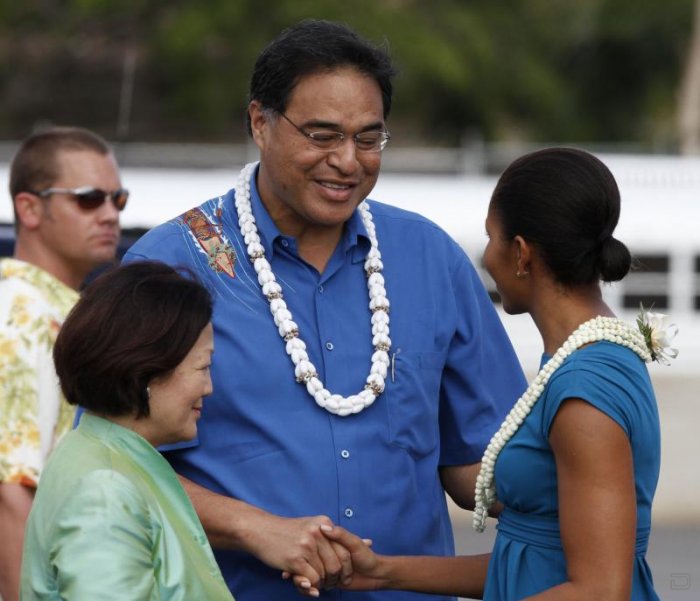 Президент США Обама отдыхает с семьей на Гаваях