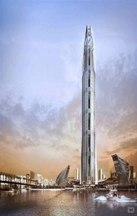 Новая башня в Эмиратах (8 фото)