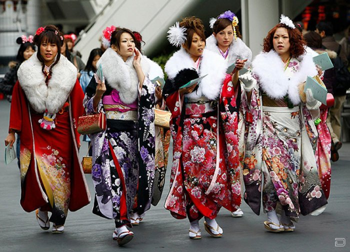 Национальный праздник Японии - день совершеннолетия