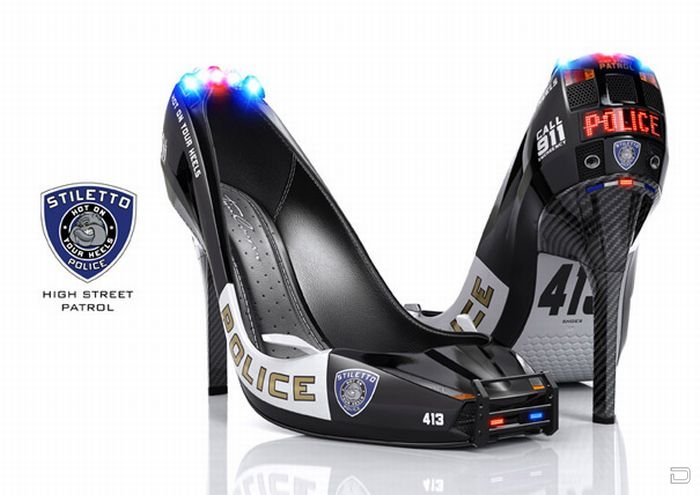 Туфли в полицейском стиле