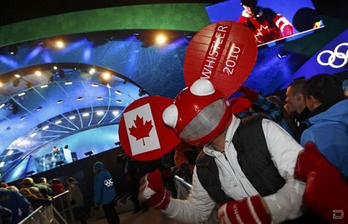 Болельщики на Олимпиаде в Ванкувере