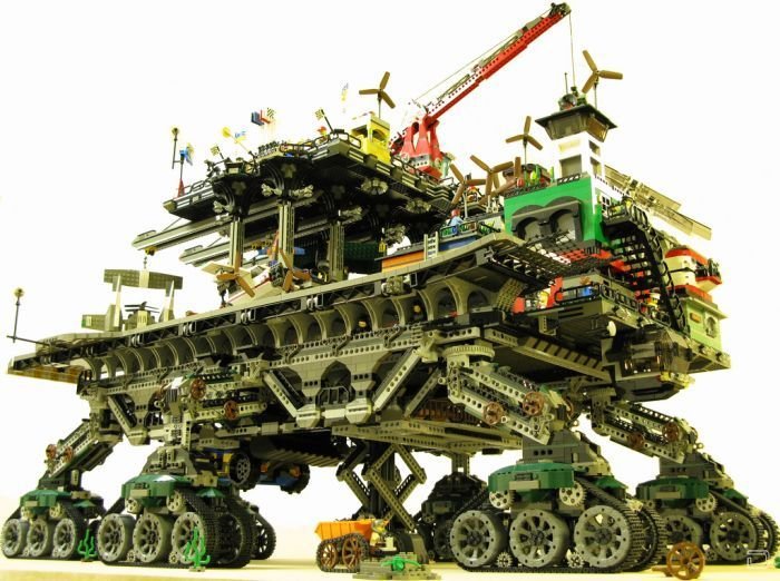 Лего-город на колесах