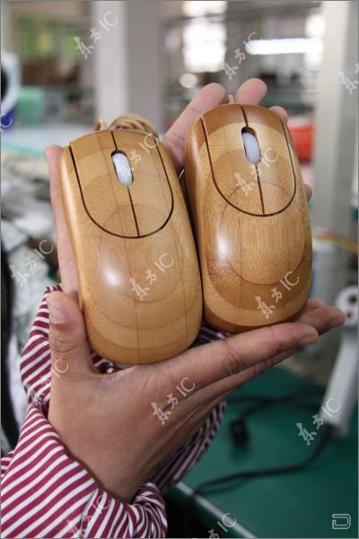 Производство экологичных клавиатуры и мышек из бамбука