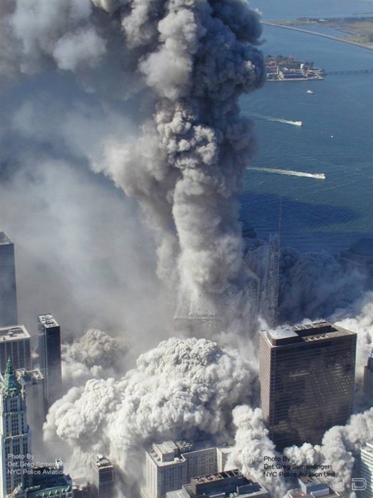 Новые фотографии с места трагедии 11 сентября в США