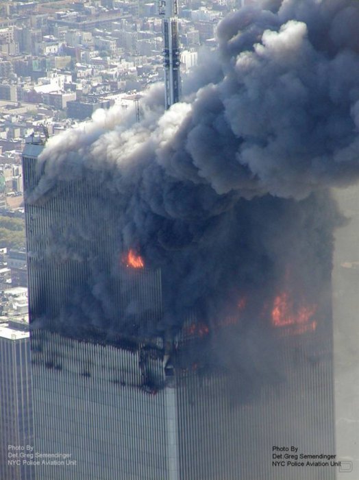 Новые фотографии с места трагедии 11 сентября в США