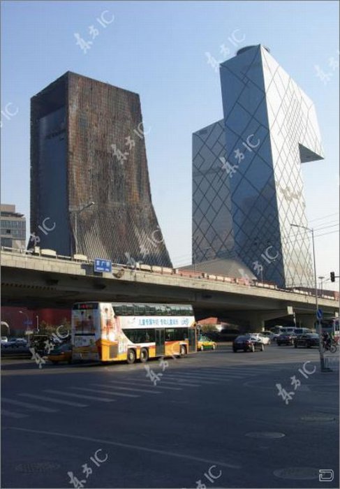 Здание ТВ-комплекса в Пекине после пожара (16 фото)