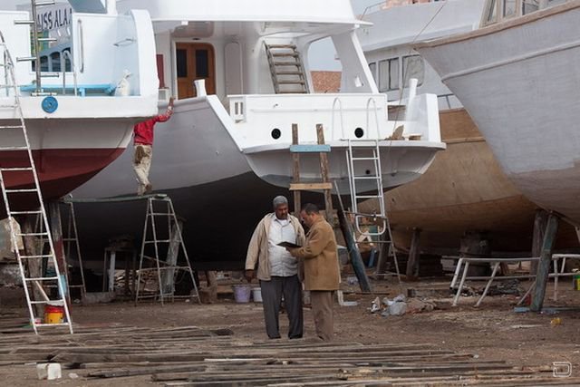 Строительство яхт в Хургаде, Египет