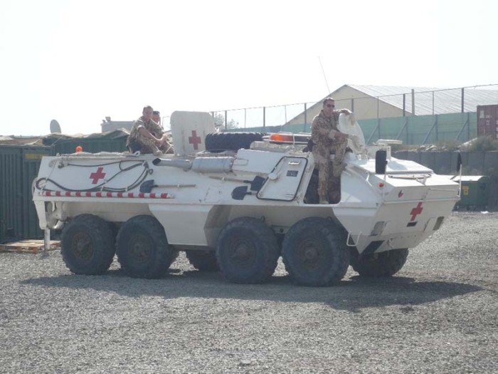 Военные машины скорой помощи