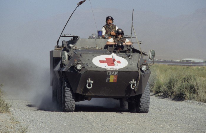 Военные машины скорой помощи